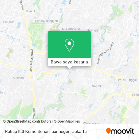 Peta Rokap lt.3 Kementerian luar negeri