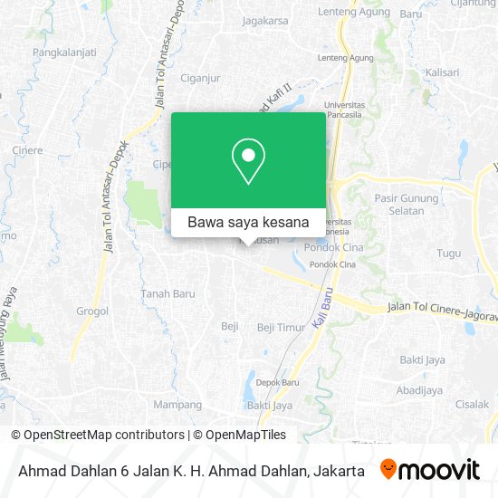 Peta Ahmad Dahlan 6 Jalan K. H. Ahmad Dahlan