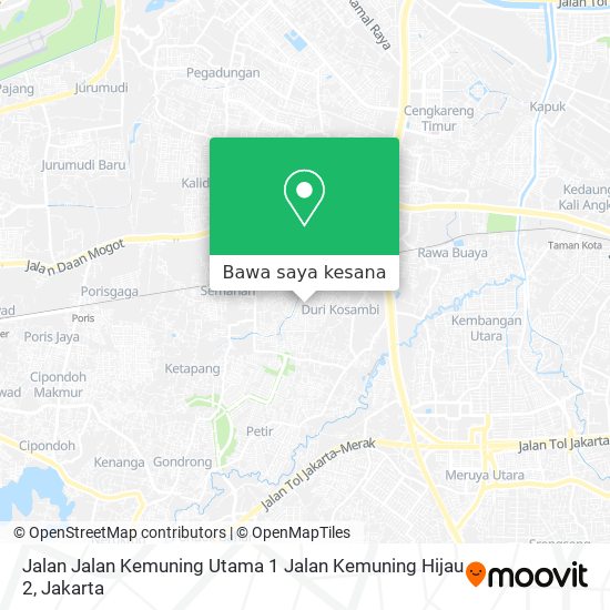 Peta Jalan Jalan Kemuning Utama 1 Jalan Kemuning Hijau 2