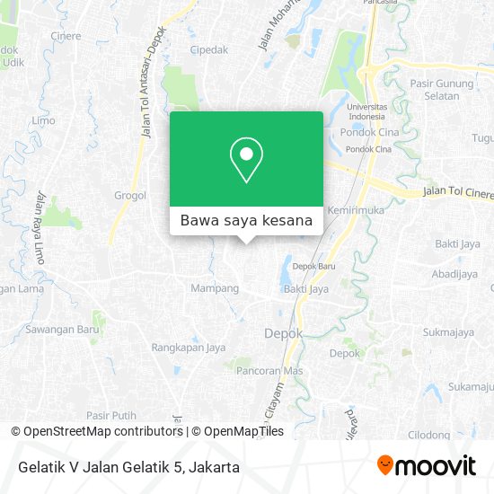 Peta Gelatik V Jalan Gelatik 5