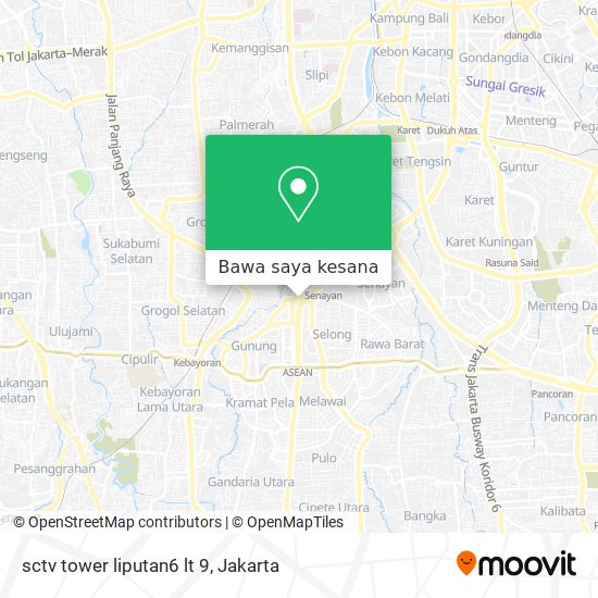 Peta sctv tower liputan6 lt 9