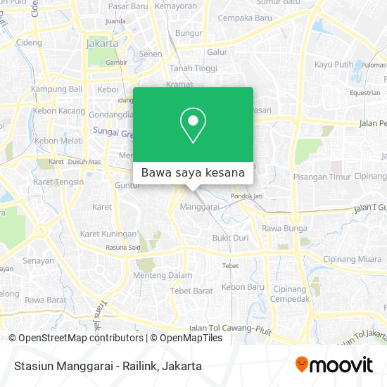 Peta Stasiun Manggarai - Railink