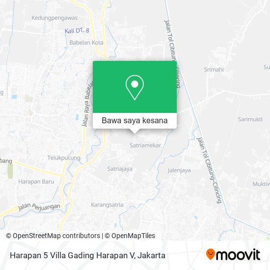 Peta Harapan 5 Villa Gading Harapan V