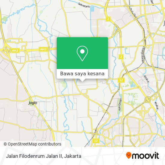 Peta Jalan Filodenrum Jalan II