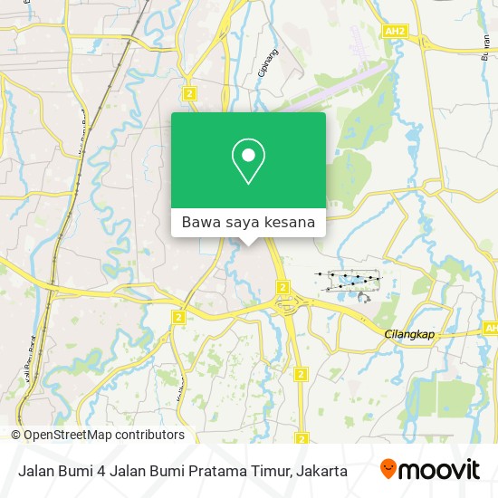 Peta Jalan Bumi 4 Jalan Bumi Pratama Timur