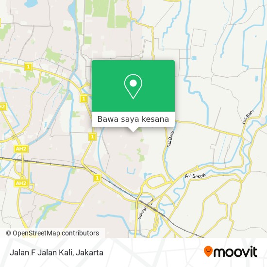 Peta Jalan F Jalan Kali