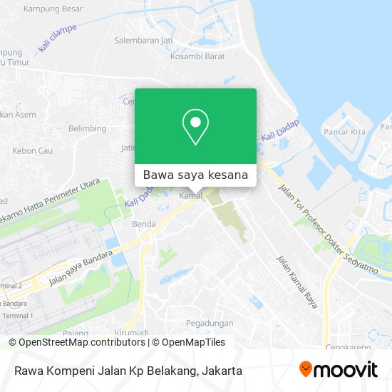 Peta Rawa Kompeni Jalan Kp Belakang