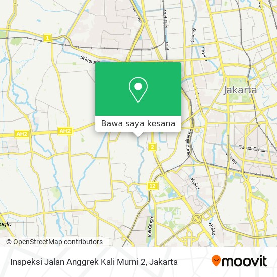 Peta Inspeksi Jalan Anggrek Kali Murni 2