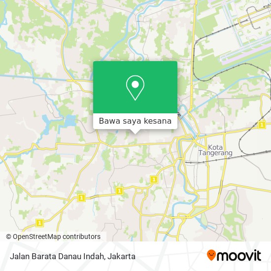 Peta Jalan Barata Danau Indah