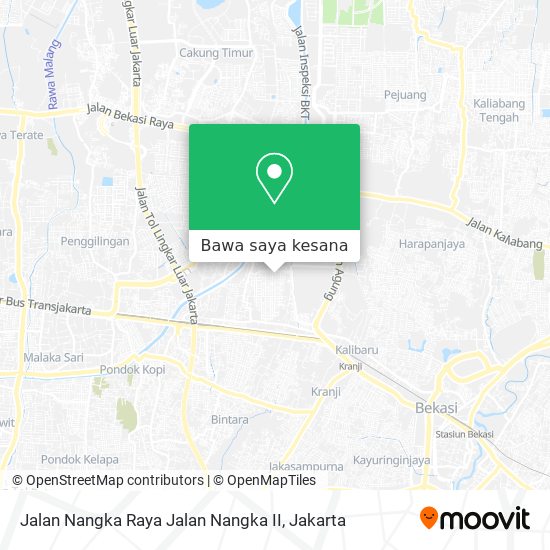 Peta Jalan Nangka Raya Jalan Nangka II