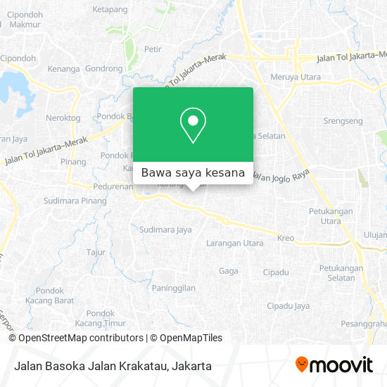 Peta Jalan Basoka Jalan Krakatau