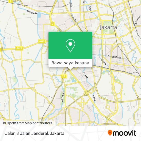 Peta Jalan 3 Jalan Jenderal