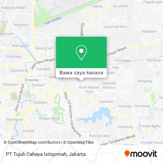 Peta PT Tujuh Cahaya Istiqomah