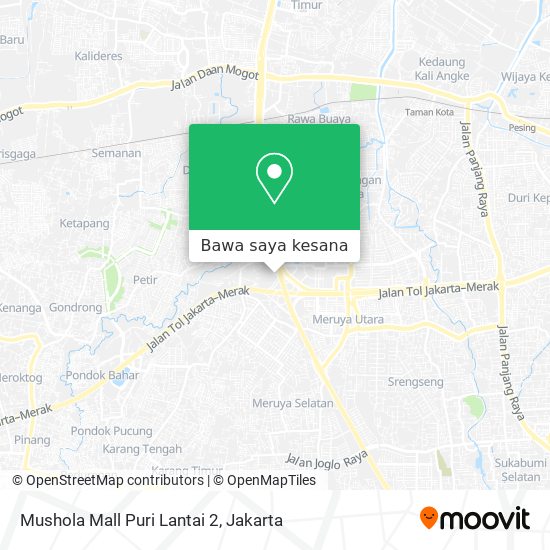 Peta Mushola Mall Puri Lantai 2