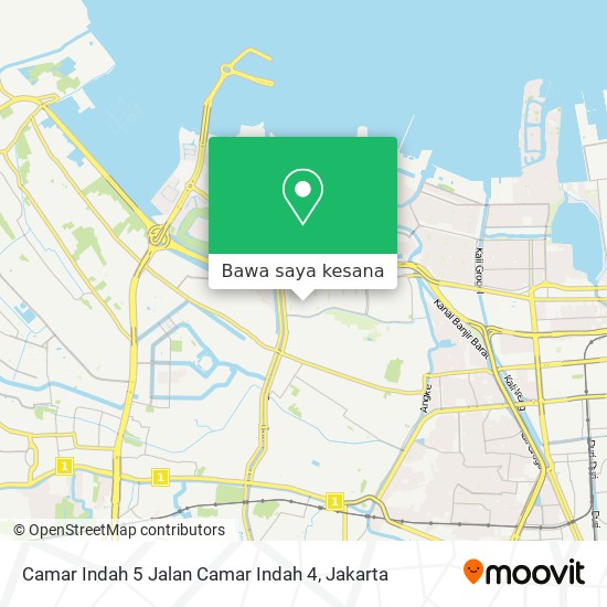 Peta Camar Indah 5 Jalan Camar Indah 4