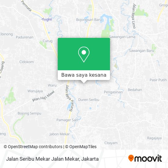 Peta Jalan Seribu Mekar Jalan Mekar