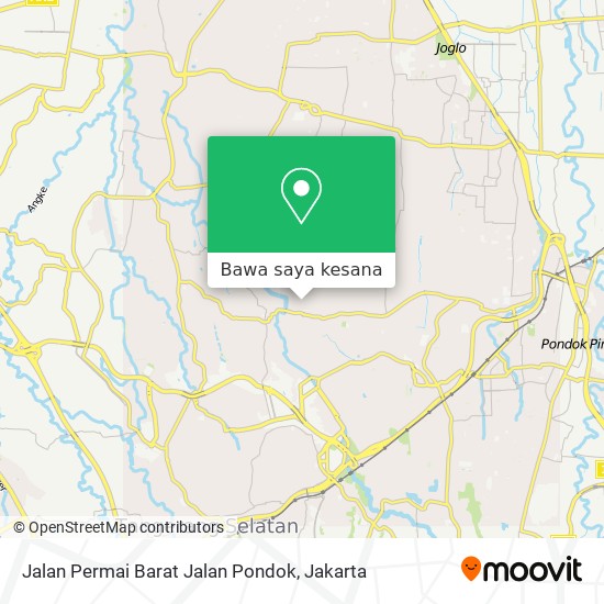 Peta Jalan Permai Barat Jalan Pondok