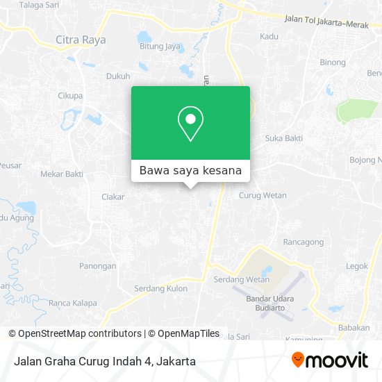 Peta Jalan Graha Curug Indah 4