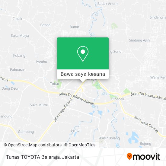 Peta Tunas TOYOTA Balaraja