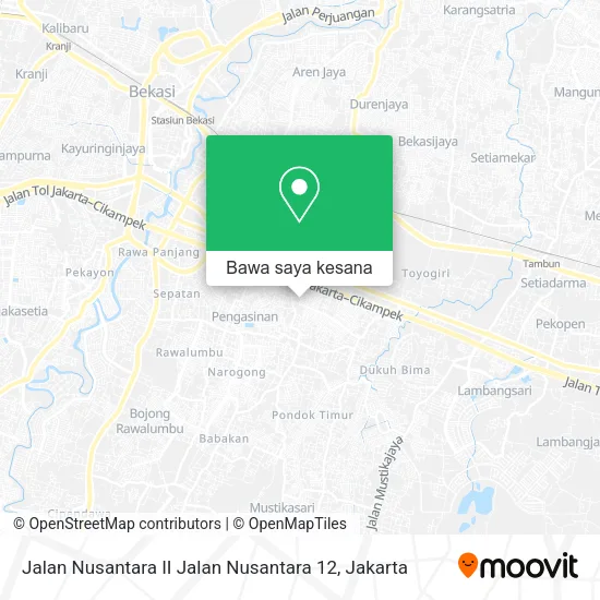 Peta Jalan Nusantara II Jalan Nusantara 12