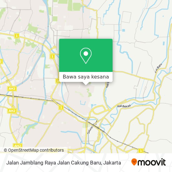 Peta Jalan Jamblang Raya Jalan Cakung Baru