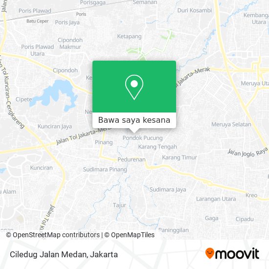 Peta Ciledug Jalan Medan