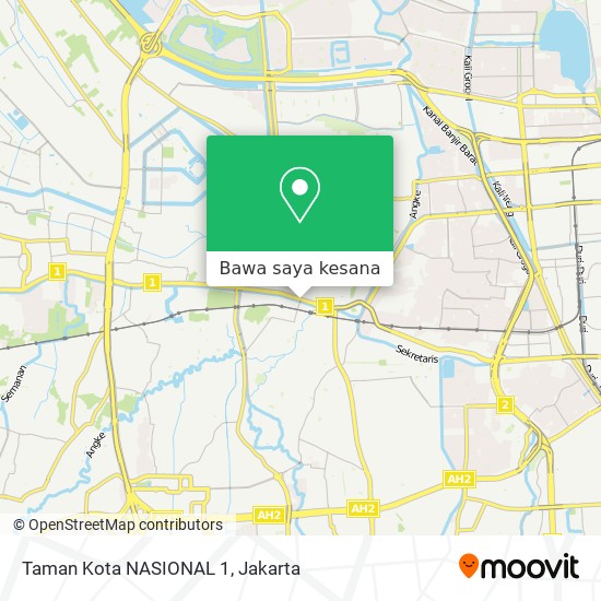 Peta Taman Kota NASIONAL 1