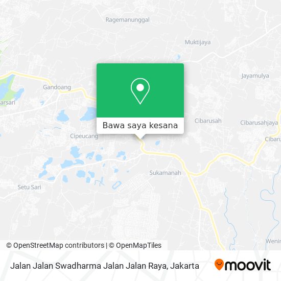 Peta Jalan Jalan Swadharma Jalan Jalan Raya