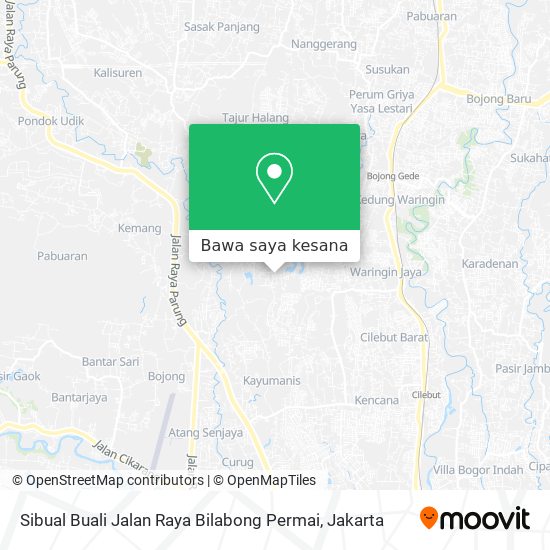 Peta Sibual Buali Jalan Raya Bilabong Permai