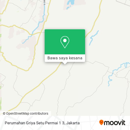 Peta Perumahan Griya Setu Permai 1 3