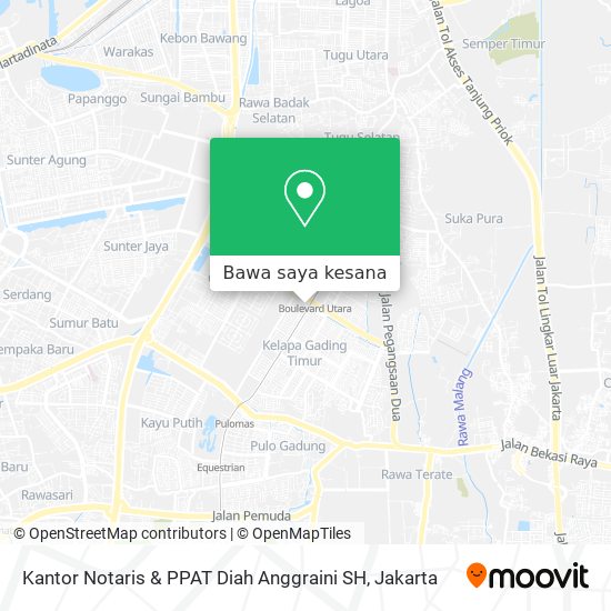 Peta Kantor Notaris & PPAT Diah Anggraini SH