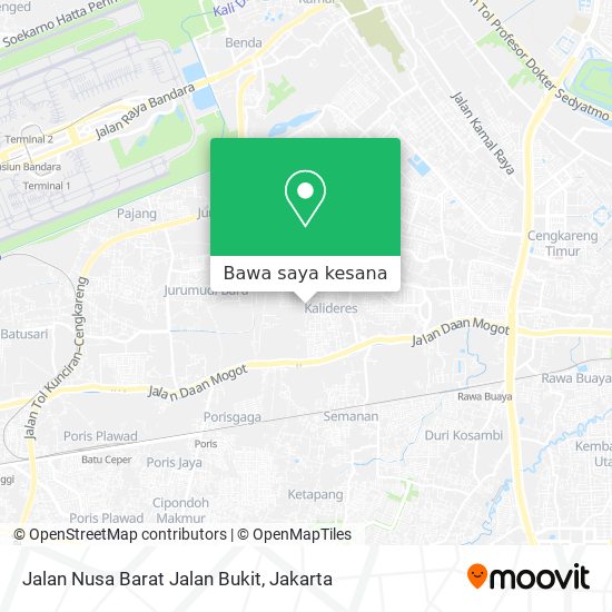 Peta Jalan Nusa Barat Jalan Bukit