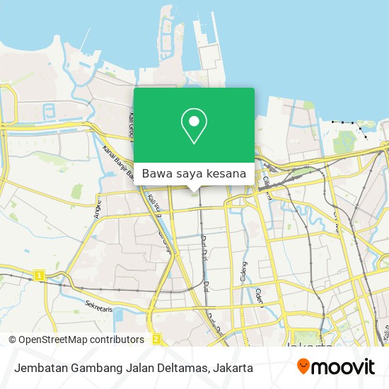 Peta Jembatan Gambang Jalan Deltamas