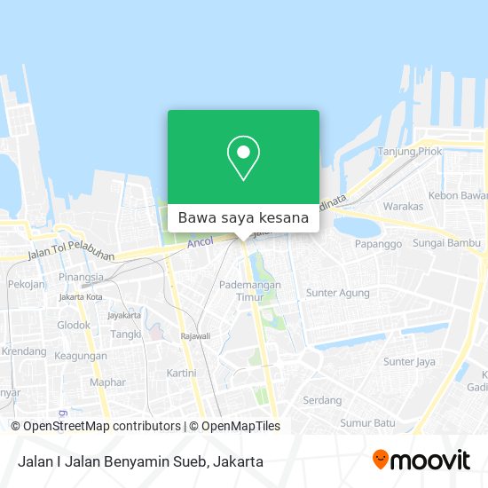 Peta Jalan I Jalan Benyamin Sueb