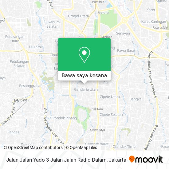 Peta Jalan Jalan Yado 3 Jalan Jalan Radio Dalam