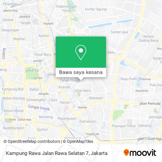 Peta Kampung Rawa Jalan Rawa Selatan 7