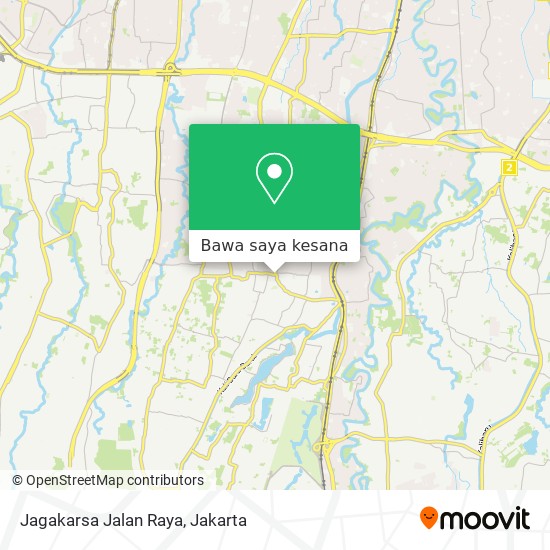 Peta Jagakarsa Jalan Raya