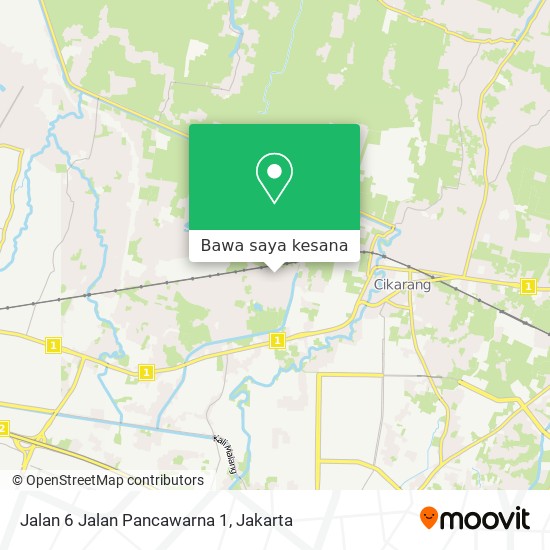 Peta Jalan 6 Jalan Pancawarna 1