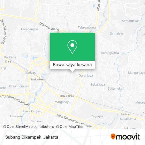 Peta Subang Cikampek