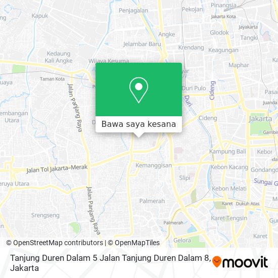 Peta Tanjung Duren Dalam 5 Jalan Tanjung Duren Dalam 8