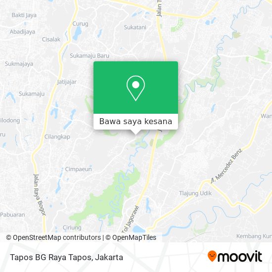 Peta Tapos BG Raya Tapos