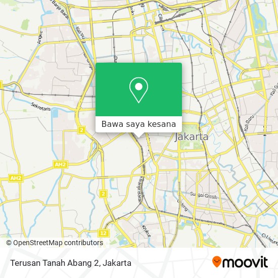 Peta Terusan Tanah Abang 2