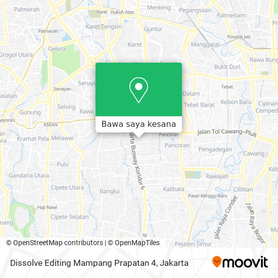 Peta Dissolve Editing Mampang Prapatan 4