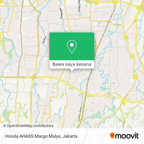 Peta Honda AHASS Margo Mulyo