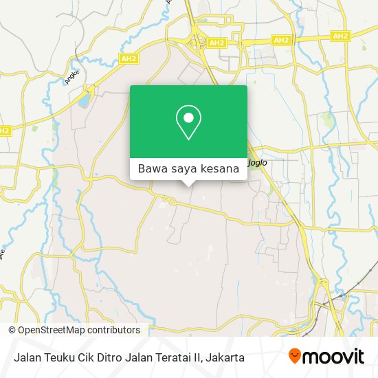 Peta Jalan Teuku Cik Ditro Jalan Teratai II