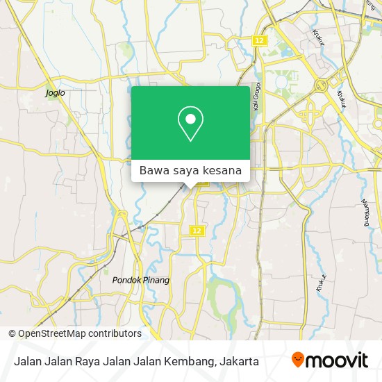 Peta Jalan Jalan Raya Jalan Jalan Kembang