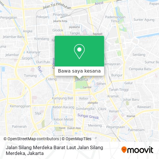 Peta Jalan Silang Merdeka Barat Laut Jalan Silang Merdeka
