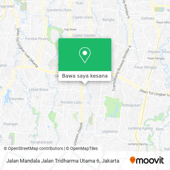 Peta Jalan Mandala Jalan Tridharma Utama 6