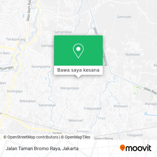 Peta Jalan Taman Bromo Raya