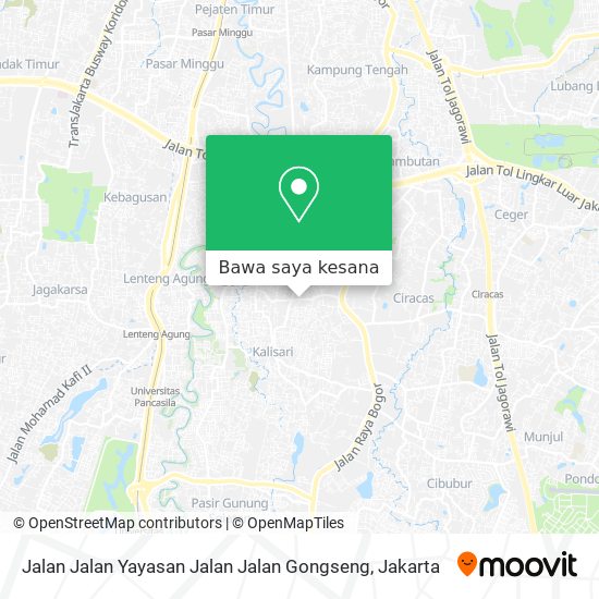 Peta Jalan Jalan Yayasan Jalan Jalan Gongseng